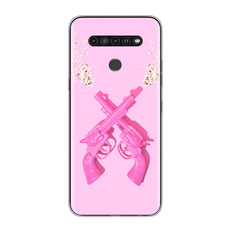 Flor de Helado Para LG V60 V50S V50 G8X G8S G8 G7 ThinQ 5G K61 K51S K41S K30 K20 Q60 Q9 Funda Suave para Teléfono