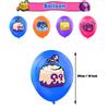 30pcs Blox Fruits Theme Party Supplies Including Banner Cupcake Toppers Balloons