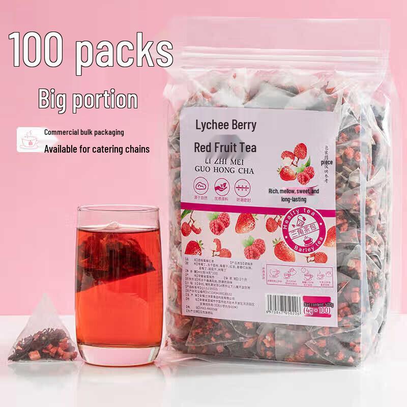Green 8-Star Assorted Lychee Berry Rose Cold Brew Tea