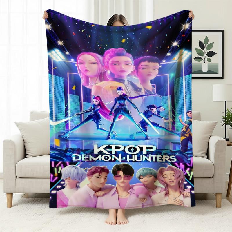 Temu Blanket Kpop Witch Hunters Blanket Flannel Blanket Office Home Sofa Blanket Nap Blanket