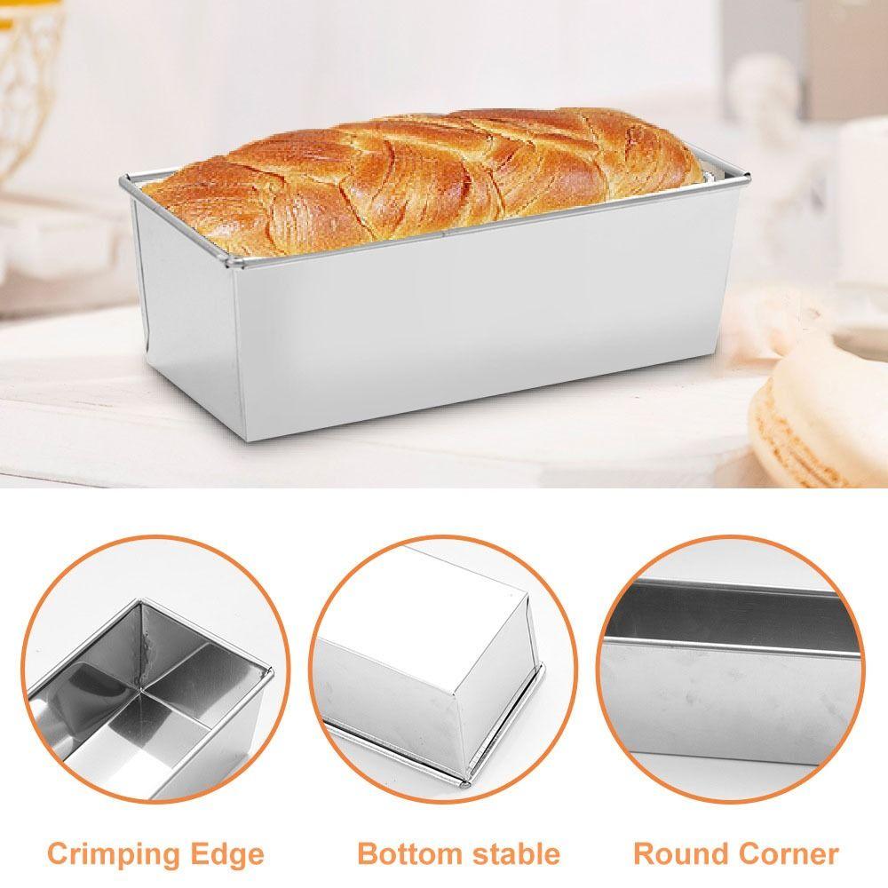 DIY Baking Pan Mold Stainless Steel Baking Mould Pastry Tray Toast Cake Tray Baking Supplies