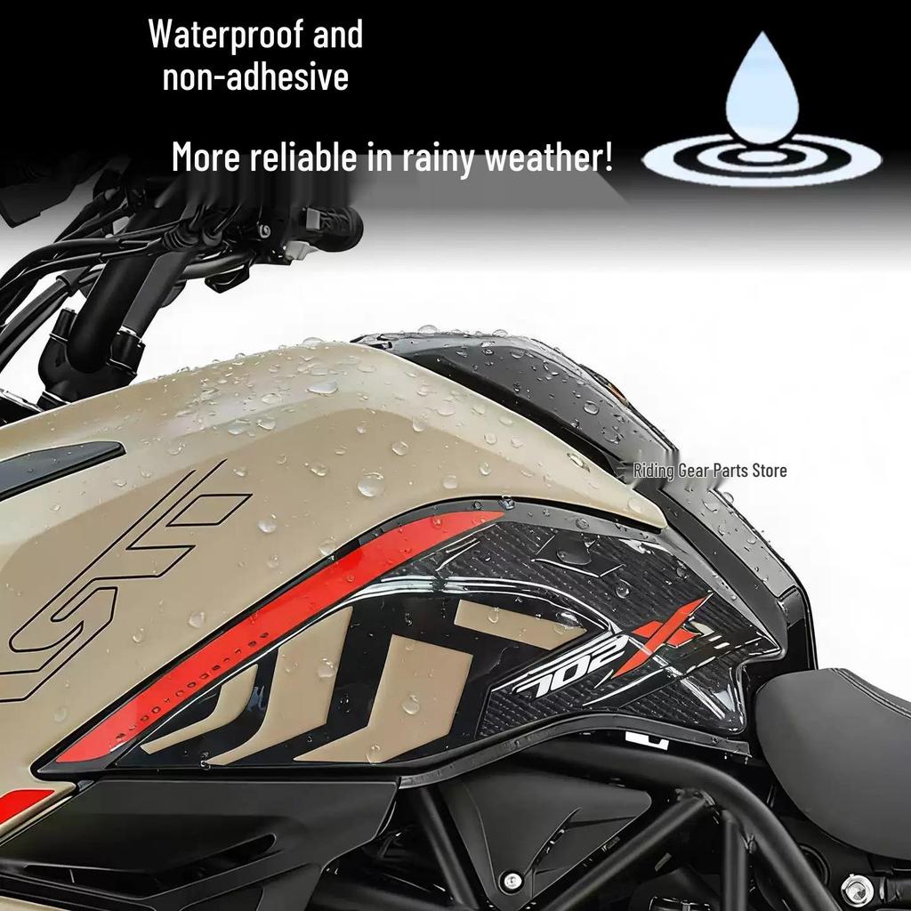 Adesivi per Serbatoio Carburante in Resina Epossidica per Benelli 702X 2024-25 - Accessori Modificati