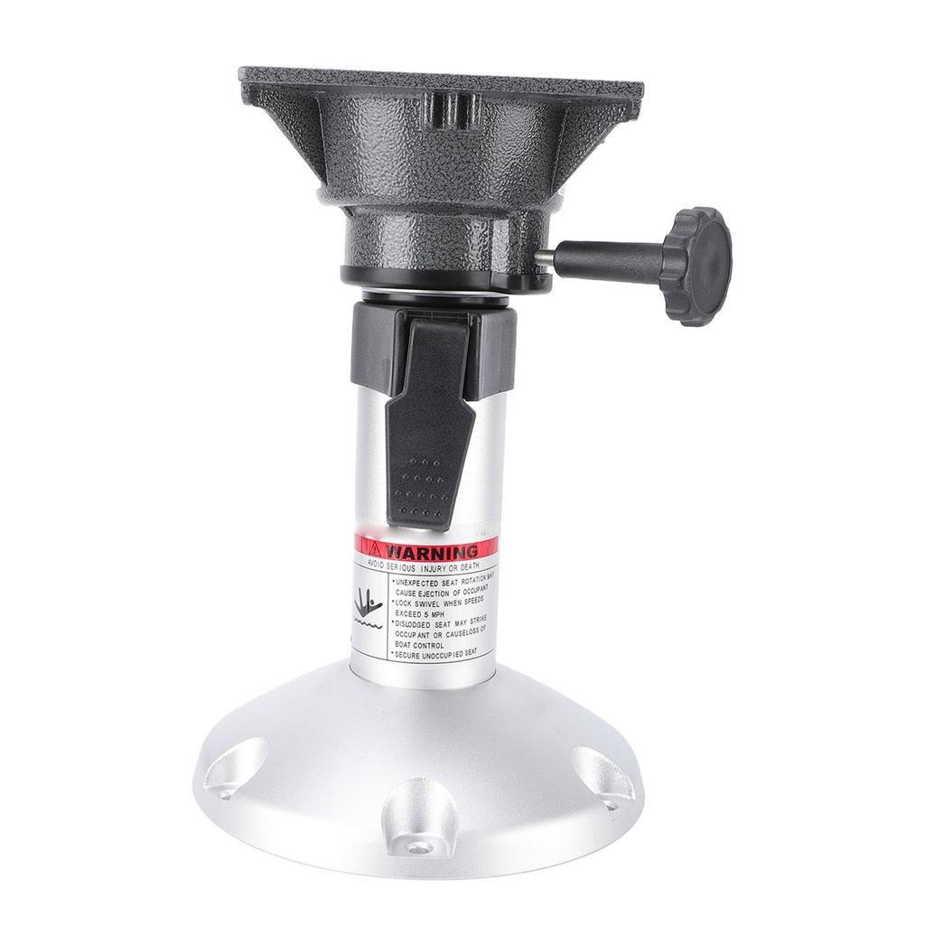 Boat Seat Pedestals Adjustable Height From 13 Inches to 18 Inches Aluminum Alloy Marine Chair Base with Locking
