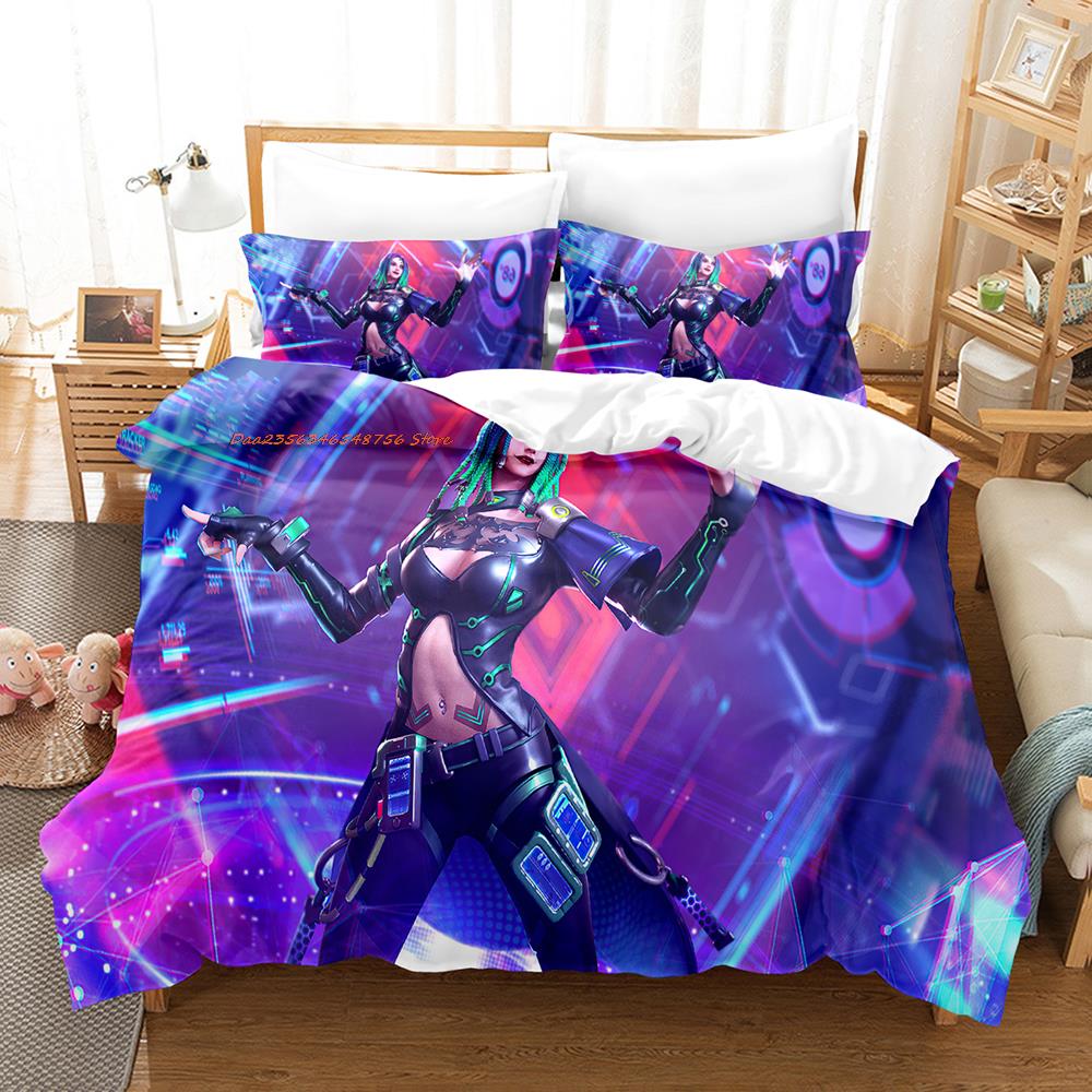 Comforter Warrior Game Garena Free Fire Bedding Set Single Twin Full Queen King Size Bed Set Aldult Kid Bedroom Duvet Sets Bed Sheet
