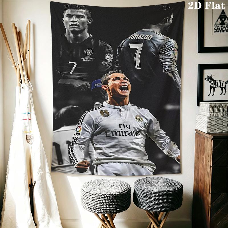 Ronaldo'S Legacy Celebration Portuguese Football Bedding 1 Duvet Cover 2 Pillowcase Without Core Soft And Comfortable Bedding Set