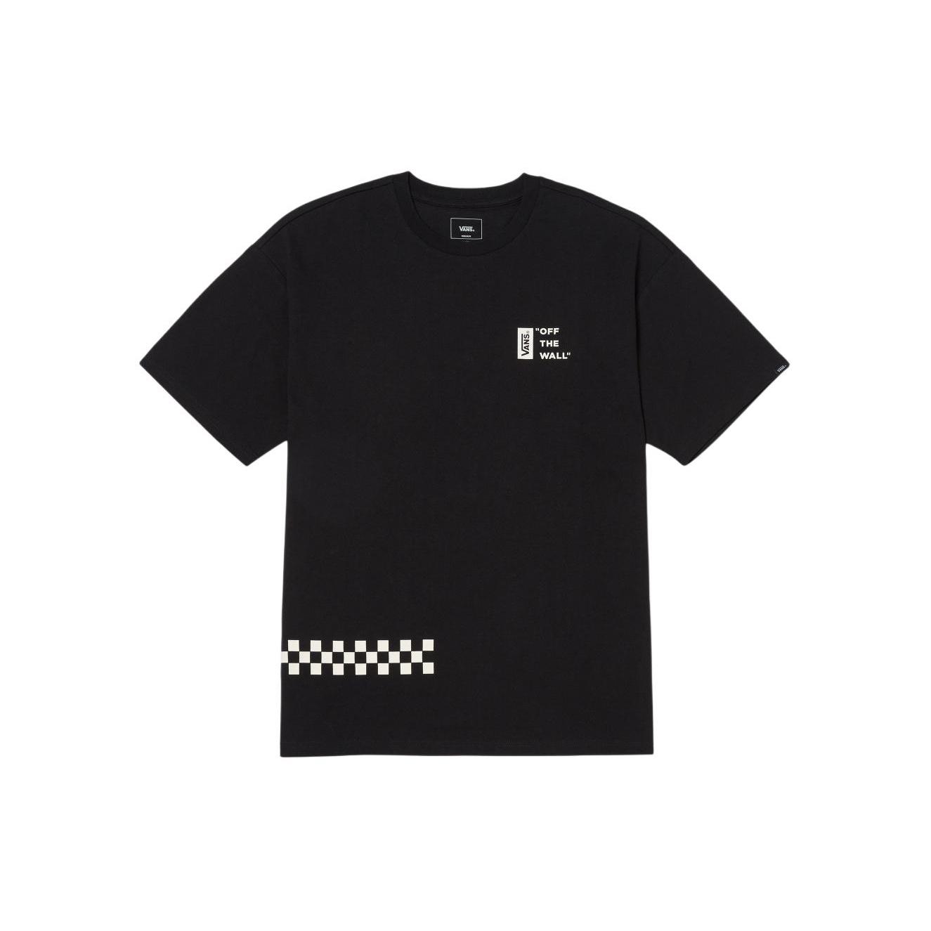 Vans Workwear Logo T-Shirt Oversized sizing Black White Men s VN000GQCBLK S