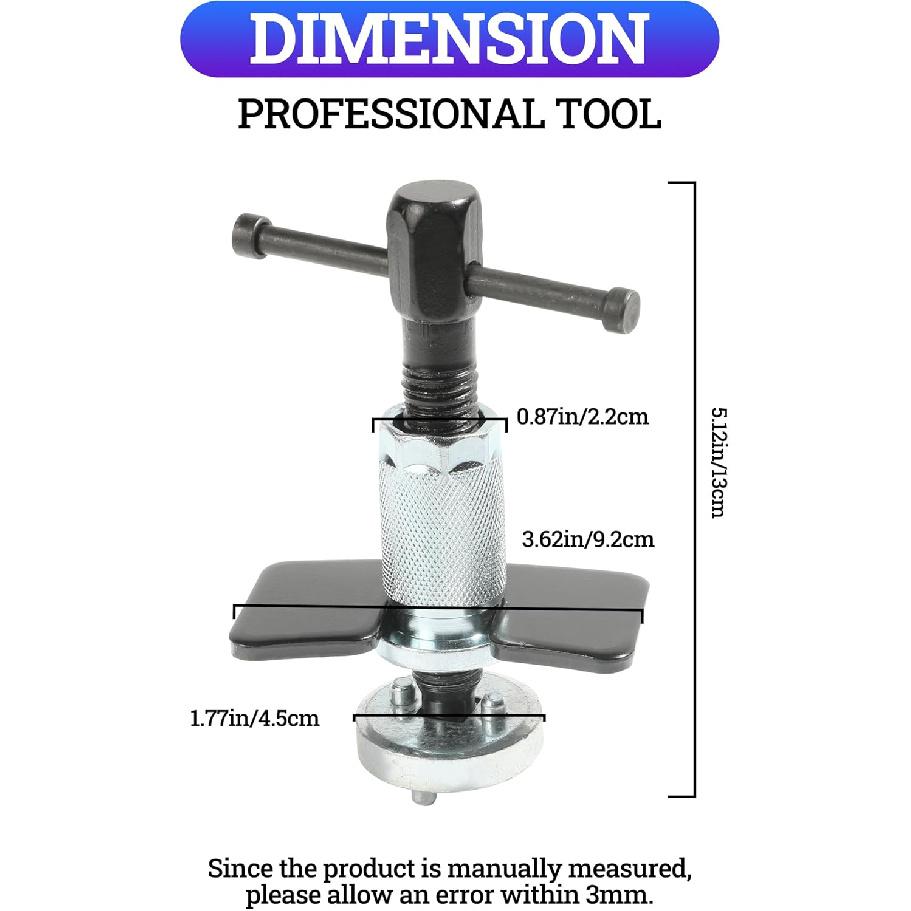 Zlirfy Brake Caliper Piston Rewind Tool,Car Accessories Car Rear Brake Pad Wind Back Tool For Disk Brake Pad,Right Handle Set Brake Caliper Wind Back