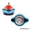 0.9Bar 1.1Bar 1.3 Bar Thermost Radiator Cap Tank Cover Water Temperature Gauge Cover Racing Car Big or Small Head