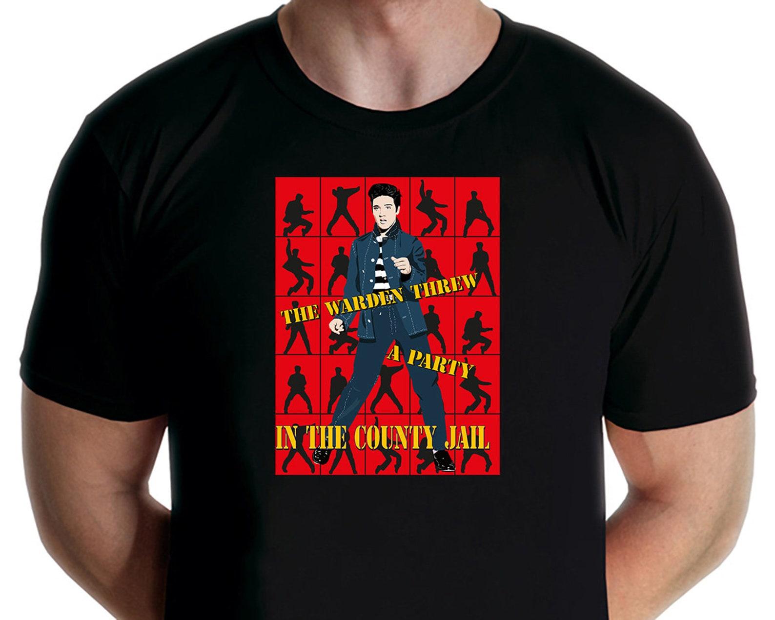 Elvis Presley - Jailhouse Rock T-shirt (Jarod Art) L