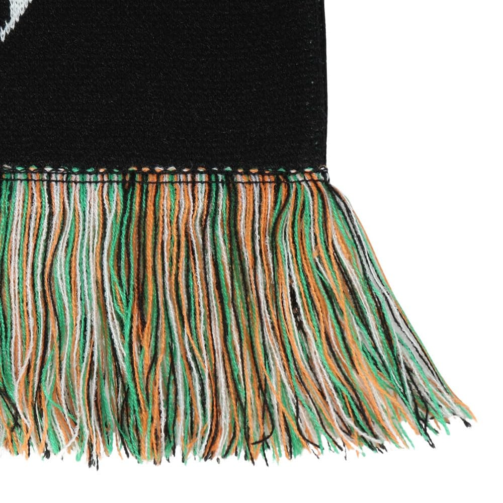 JACQUARD LOGO SCARF BLACK ONE SIZE [Extra Large]