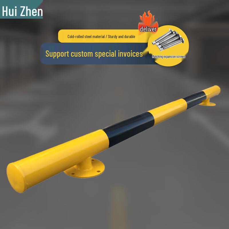 Steel Pipe Parking Barrier Wheel Stop