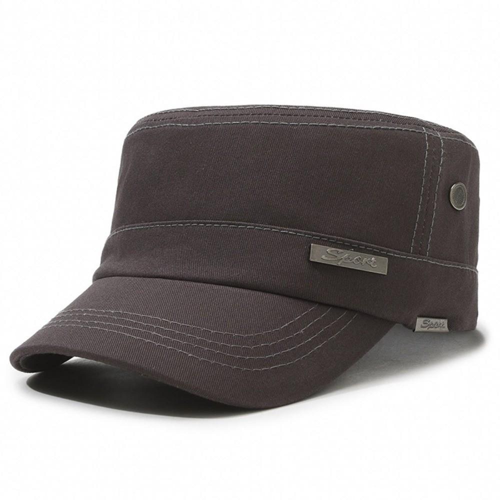 Adjustable Cadet Hat Cotton Flat Top Hats Fashion Sun Hat Fishing