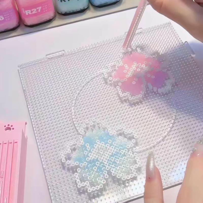Высокопрозрачные бусины Perler 2,6 мм 1000 шт. Цветные для термопереноса в школу, на уроки рукоделия, для детского творчества, поделок, подарки