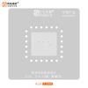 AMAOE BGA Stencil for 2018 iPadPro CPU A12X A12Z Direct Heating Precise Square Hole Reballing Stencil Tin Planting Platform