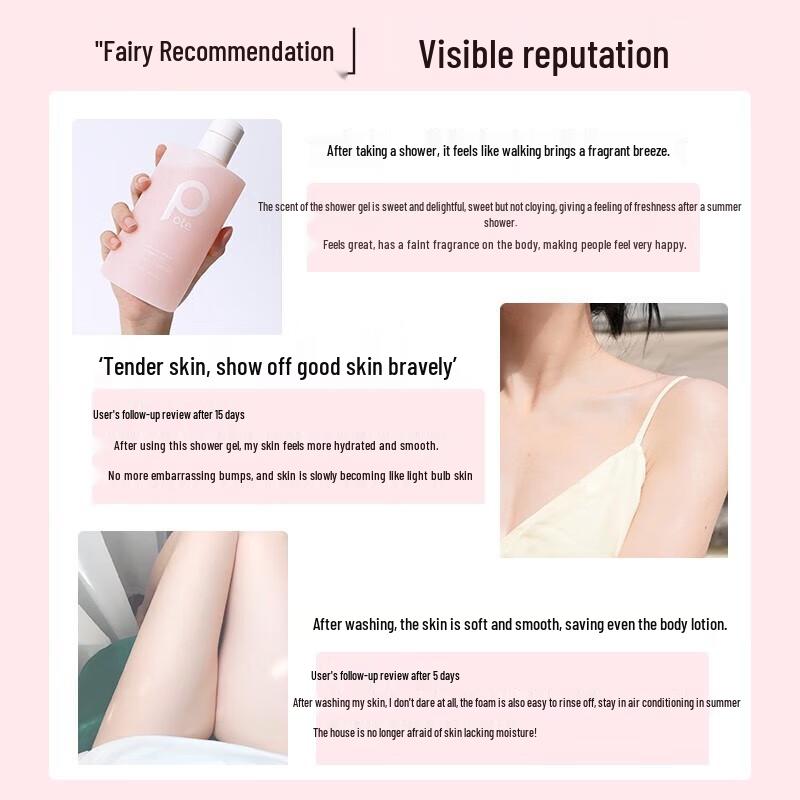 Baitime Peach Scented Shower Gel