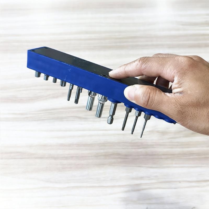 39 Hole Screwdriver Accessory Holders for 1/4Inch Hexagonal Bit Toolbox Organization Storage Solution