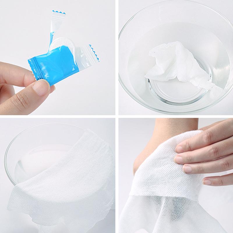 Portable 50pcs/lot Compressed Towel Outdoor Travel Disposable Towel Face Care Portable 50pcs/lot Compressed Towel Outdoor Travel Disposable Towel Face Care