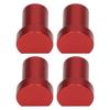 4PCS Woodworking Desktop Limit Blocks Multifunctional Workbench Peg Brake Stops 20mm Diameter Red