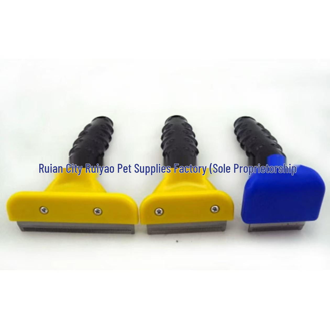 First Gen 2021 Deshedding Brush for Cats & Dogs - Pet Hair Cleaner Small 1.75 inch жёлтый
