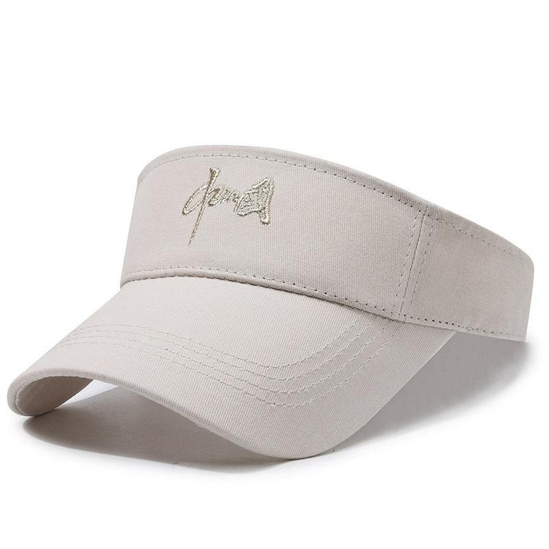 Embroidered Sunscreen Hat Summer Sun Hat for Men Women Running Sports Empty Top Hat