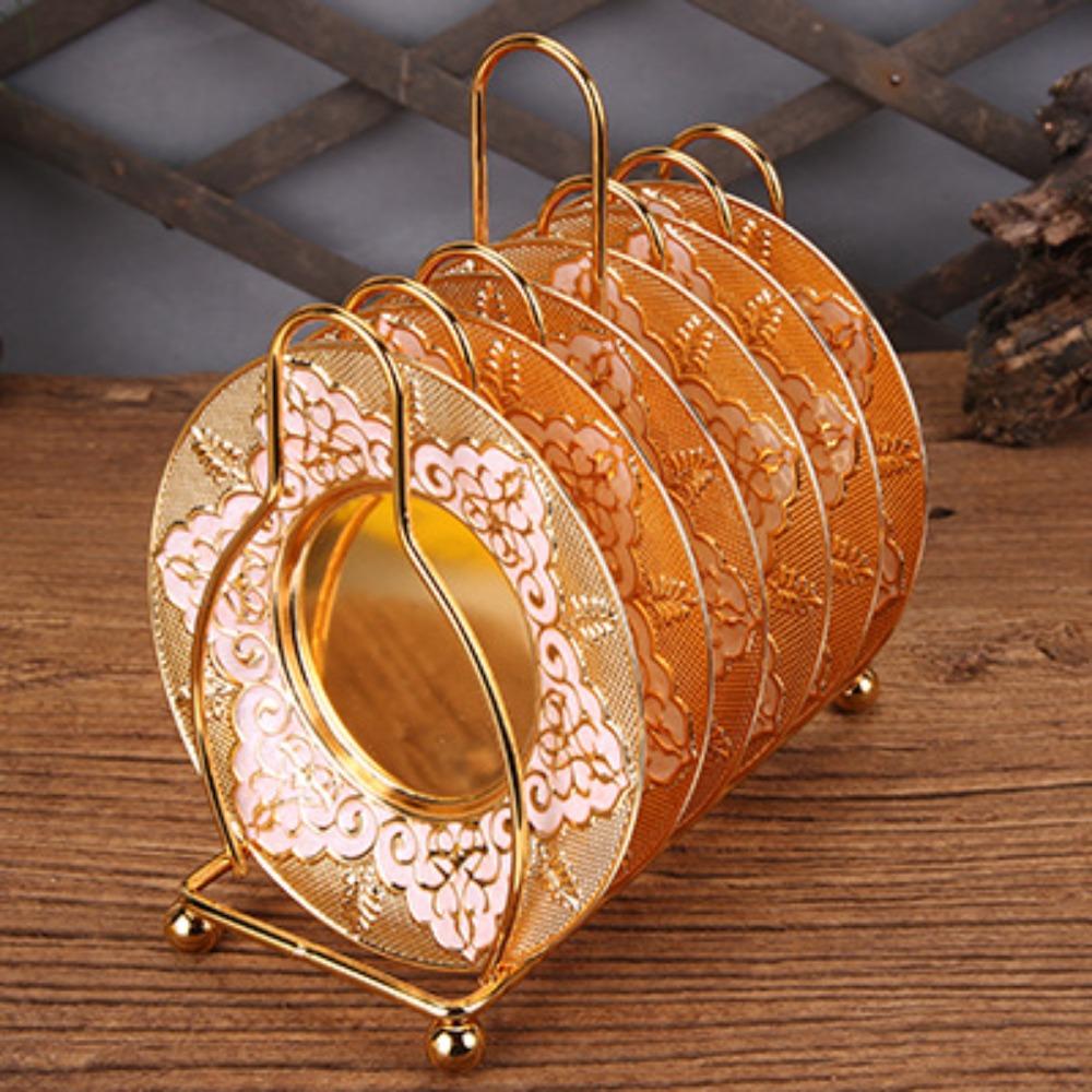 Coasters, High-end Meals, Dishes, Restaurant Utensils, Ornaments, Simple Retro Classic Creative Placemats, Thermal Insulation Pads, Waterproof Pads