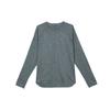 Top Fitness Joga Dri-FIT Jednolity Kolor Szybkoschnący Okrągły Dekolt Długi Rękaw Męskie Top Cool-Grey FB7776-065