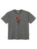 Ellamo Rose Patch Short Sleeve T-Shirt Unisex Plus Size S~4Xl