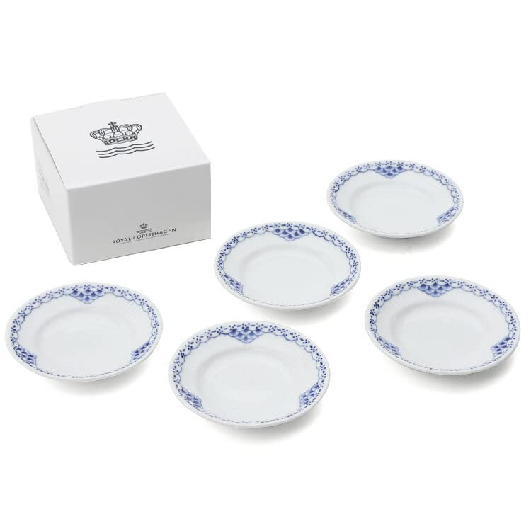 Royal Copenhagen Princess Plates, Set of 5, 11cm, 1104045 [Parallel Import]