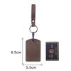 Customizable Leather Cover for Label Starline S96 and PIK Intercom Unisex IC Alarm Tag Mark Protective Case Car Keychain Holder