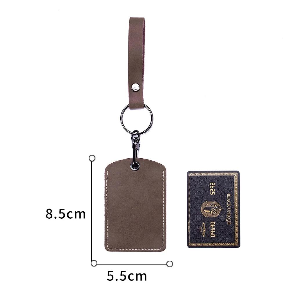 Customizable Leather Cover for Label Starline S96 and PIK Intercom Unisex IC Alarm Tag Mark Protective Case Car Keychain Holder