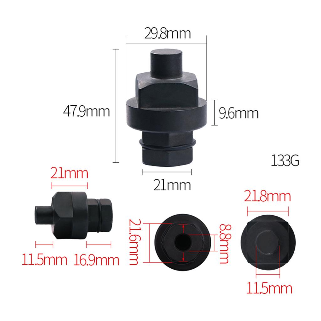 Camshaft Key Steel T40058 Crankshaft Turning Socket Tool for Volkswagen A6 Easy to Install Car 6 8 Cylinder Engine Accessory