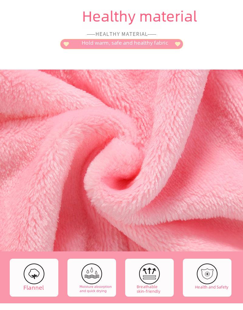 MICHLEY Neugeborenen-Flanell-Nickerchendecke für Kinder