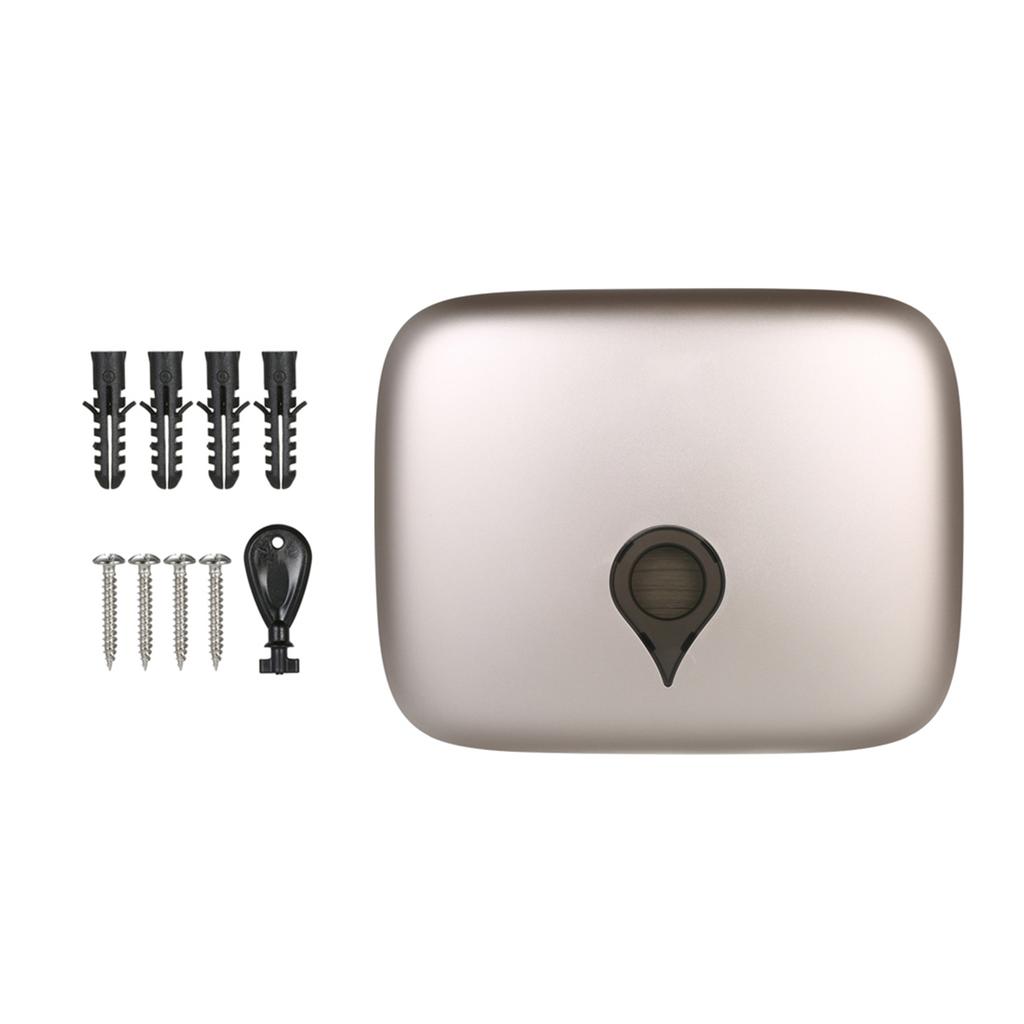 Wandmontierter C-Falz Handtuchspender Wasserdichter Toilettenpapier-Taschentuchspender Halter für Hotel Gastronomie