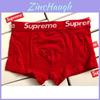 Calzoncillos tipo bóxer deportivos de algodón transpirable de cintura media para hombre, talla grande, ropa interior cómoda para jóvenes