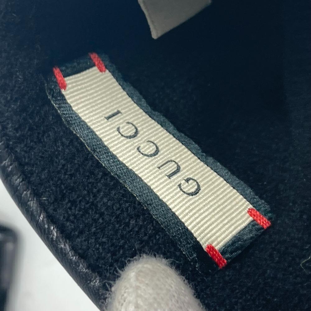 GUCCI Accessories GG Interlocking G Glove gloves suede / Leather Black