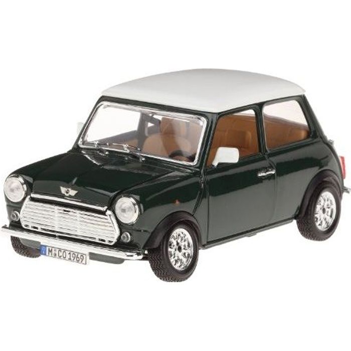 Sběratelský model auta - BBURAGO - Mini Cooper 1969 - Kov - Měřítko 1/18