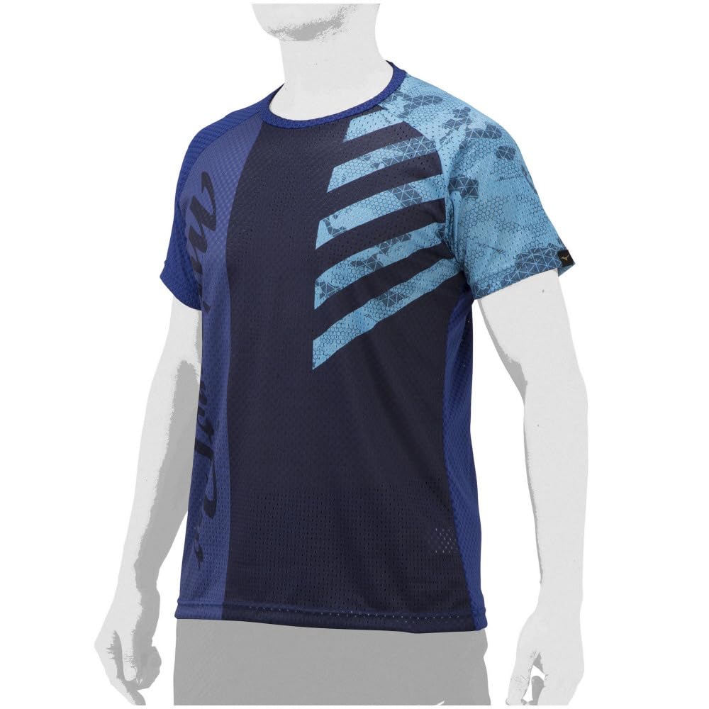 

Mizuno Baseball Wear Mizuno Pro Dry Aeroflow KUGEKI 12JAAT8116 x T-Shirt (Blue Navy/S/Men s)