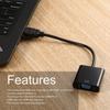 HDMI Male To VGA RGB Female HDMI To VGA Video Converter Adapter 1080P For PC