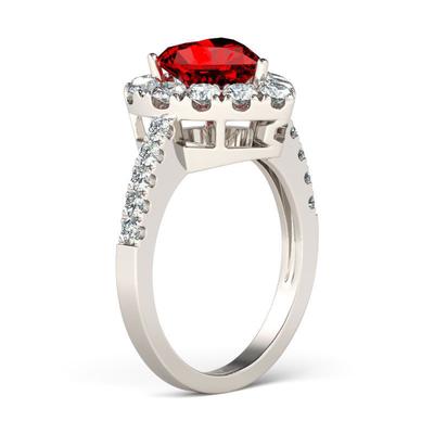 Micro Inlaid Jewelry Fashion Love Ring for Women Red Eight Hearts Eight Arrows Zircon Ring
