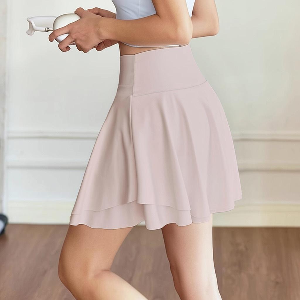 New Sports Tennis Short Skirt for Women Breathable Quick-drying Yoga Skirt for Running Training Pants Skirt Fitness Skirt Spring and Summer