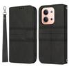 For Xiaomi Redmi 15C 4G (Global) (171mm)/Poco C85 4G (171mm) Case Wallet Skin-Touch Leather Imprinted Phone Cover with Wrist Strap