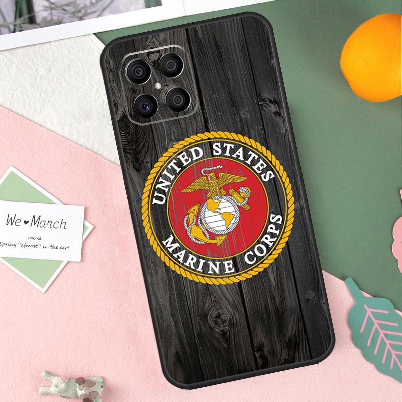 USMC Marine Corps Case For Honor 200 Lite 50 70 90 X9b X9a X8b X8a X8 X9 X9c Honor Magic 7 Pro 5 6 Lite Cover