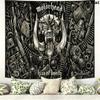 Tapestry Motorhead Estetyczna Dekoracja Ścienna Drukowany Materiał Koc Dekoracyjne Tapiserie do Sypialni Salonu Wystrój Domu