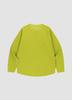 OFFGRID Waffle Uni Trail Raglan Crew-Lime