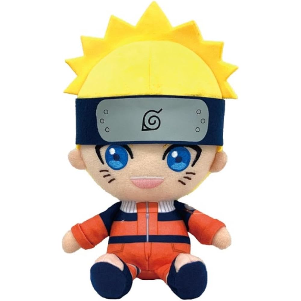Bandai Namco Nui Naruto Uzumaki Chibi Plush Toy 20cm Soft Stuffed Animal