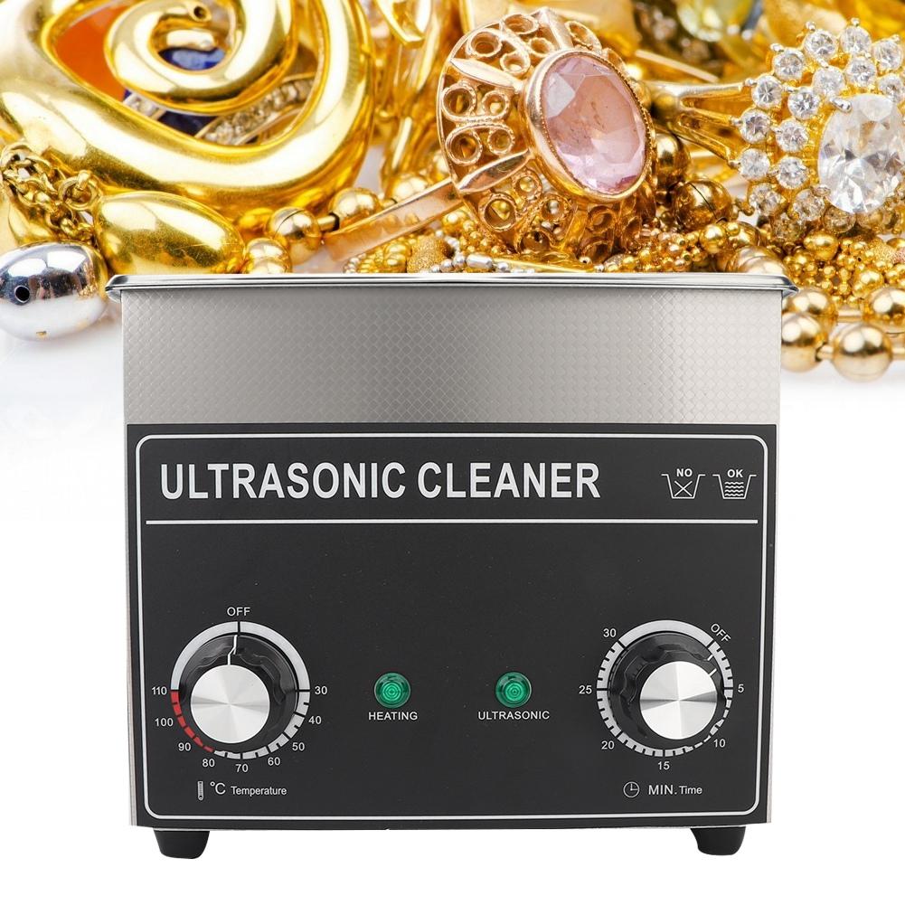 3.2L Professional Ultrasonic Cleaner Jewelry Watch Parts Shaver Cleaning MachineEU Plug 220-240V