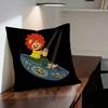 MMeister EEder e il Suo PPumuckl Cuscino Personalizzato Copricuscino Camera da Letto Decorazione Festa Federa Compleanno Regalo per Bambini