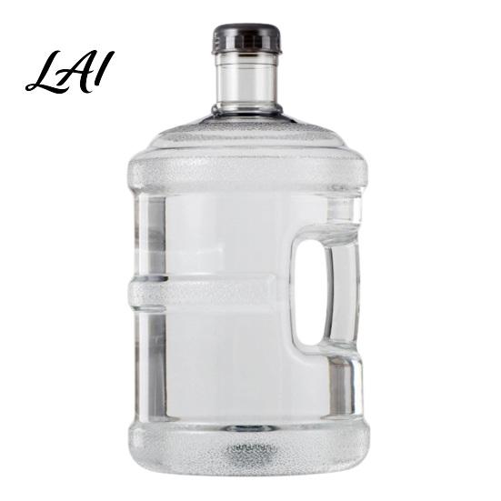 Large Capacity Water Storage Jug with Handle And Cap Reusable Dispensers Sealed Twist Off Cap Food Grade Plastic Transparent Bottle for Home Office