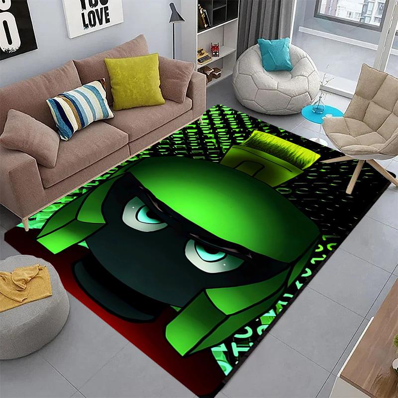 Marvin Martian DJ Funk carpet Living room and bedroom mats floor mats Christmas gifts Room Bathroom mat