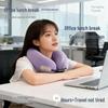 Portable U-Shaped Travel Neck Pillow for Long-Distance Car Rides - Collapsible Cervical Support Pillow